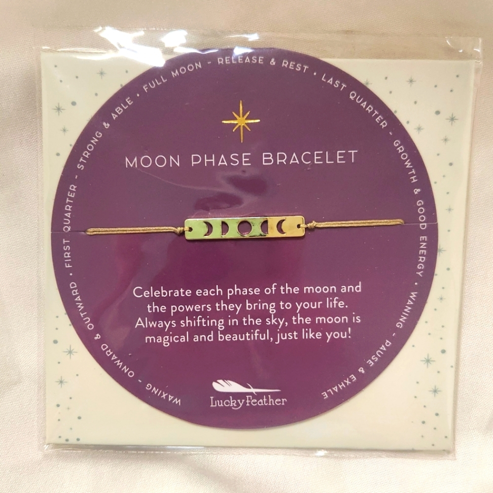 Moon Phase Bracelet - Gold With Moon Cutouts